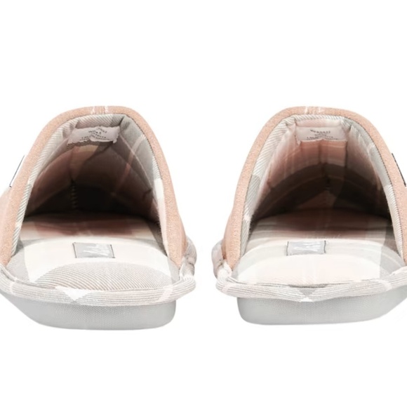 BARBOUR  Baby Pink Suede Upper Simone slippers UK 4 - Picture 5 of 11